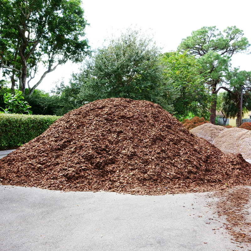 mulch pile